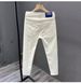Men's Clothing Fashion Brand White And Black Handsome Jeans Men's Slim Fit Skinny Nine Point Boys' Pants Trousers Casual Pants Spring_mkmklike.com