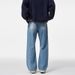 Men's Vintage Washed Denim Jeans – 90s Retro Baggy Flare Pants For Streetwear & Casual Outfits_mkmklike.com