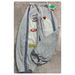 Women's Clothing Spring New Heavy Duty Letter Embroidery Color Stripes Loose Hem Drawstring Casual Trousers_mkmklike.com