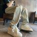 Nordmann European And American Style Retro Distressed Yellow Mud Hole Jeans For Men Ins Trendy Brand High Street Cool Stackable_mkmklike.com