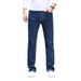 Four Seasons Versatile Jeans Men's Slim-fit Straight Jeans Men's Elastic Fattened Plus Size Business Jeans Men's_mkmklike.com