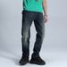 Classic Vintage Washed Men's Jeans - Relaxed Straight Fit, Comfortable Cotton Denim Pants For Casual Wear (Sizes 30-38)_mkmklike.com