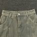 Men's Heavyweight Deconstructed Jeans – Oversized 90s Baggy Denim Pants With Distressed Wash (S-3XL, Clay Wash)_mkmklike.com