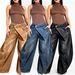 BN367 Wide Leg Jeans for Women Fashion Cross Border E-commerce European American Style Washed Distressed Patch Pocket Hot Selling_mkmklike.com