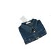 Women's Short-Sleeve Denim Jacket Shirt 2026 Spring/Autumn Korean Fashion Retro Hong Kong Style Turn-Down Collar Short_mkmklike.com