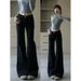 Pear-haped Body Non-limming Slightly Jean For Women 2025 Spring New High-waited Stretch Slimming Bootcut Flared_mkmklike.com