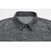 Men's Clothing Casual Shirt Old Washed Retro Fashion Workwear Short Sleeved Shirt_mkmklike.com