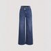 Women's Clothing Diagonal Zipper Jeans Denim_mkmklike.com