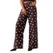 Women's BAGGY Straight Leg Low Waisted Jeans Polka Dot Design European American Style Casual Trousers_mkmklike.com