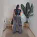 Women's Hiphop Street Ripped Ribbon Cargo Jeans Casual Cotton Denim Spring/Autumn Summer Regular Fit Solid Color_mkmklike.com