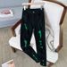 ELLE Ripped Jeans For Women Black High Waist Skinny Slim Fit Flattering Tall 2025 Spring Autumn New Tight Elastic Pants_mkmklike.com