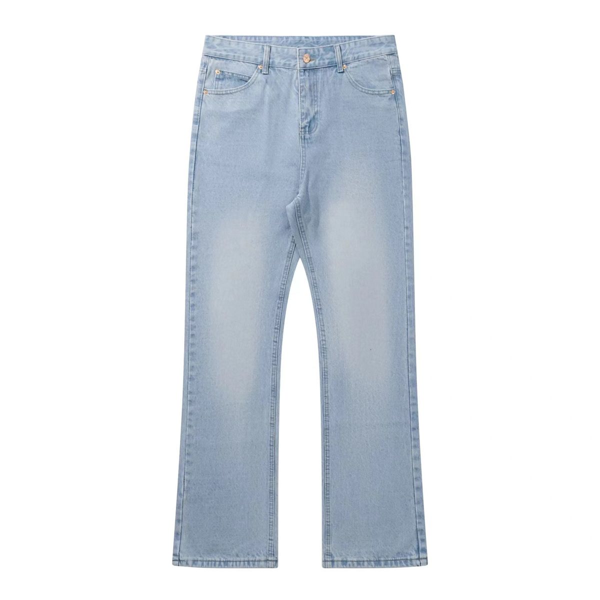 Men's Clothing Vintage High Street Flared Cleanfit Old Vibe Pants_mkmklike.com