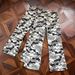 Men's Camo Print Flared Jeans - Vintage High Street Style Straight Leg Denim Pants For Casual Wear_mkmklike.com
