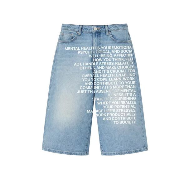 Men's Clothing American Style Loose Fit Jeans Retro Patterned Letter Print Gothic Harajuku Hip Hop Streetwear_mkmklike.com