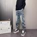 Men's Carrot Pants Spring New Arrival 2026 Jogger Style Casual Jeans Unique Design Hot Selling_mkmklike.com