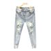Ripped Jeans Men's Thin Trendy Brand Summer Korean Version Trendy Beggar Slim-fitting Light-colored Nine-point Pants_mkmklike.com