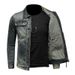 Men's Clothing New High End Distressed Lapel Retro Denim Jacket Slim Fit Handsome Versatile Jacket_mkmklike.com