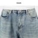 Men's Clothing Men's Blue Denim Shorts Casual Summer Thin Loose Trendy Style 5 Point Mid Waist Pants For Formal & Casual_mkmklike.com