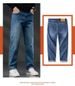 Autumn And Winter Plus Velvet Thick Men's Jeans Loose Straight Tube Elastic Light Business Denim Pants Men_mkmklike.com