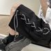 Summer Denim Shorts Men's High Street Vibe Webbing Trendy Brand Design Sense Niche Loose Casual Retro Five-point Pants_mkmklike.com