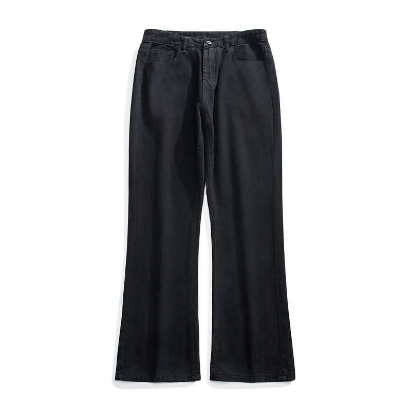 Men's High Street Vibe off White Jeans Cleanfit American Style Archer0603 Trendy Flared Pants Wear_mkmklike.com