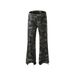 American Style Camouflage Denim Casual Loose Street Fashion Men's Outdoor Functional Vibe Flared Pants_mkmklike.com