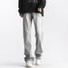 Men's Stretch Slim Fit Straight Leg Jeans - High Street Style, Comfortable & Stylish For Casual Wear_mkmklike.com