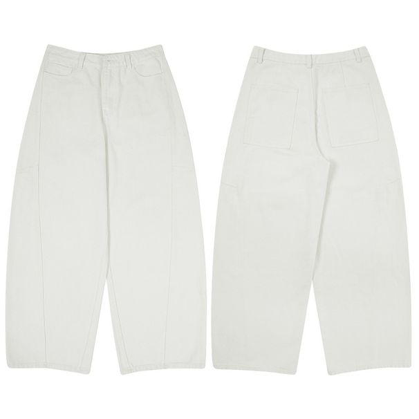 Men’s Vintage Wide-Leg Jeans – High Street Distressed Denim With Raw Hem (Sizes XS-2XL)_mkmklike.com