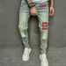 Men's Long Pants With High Elasticity And Holes, Slim Fit Jeans, Men's Jeans_mkmklike.com
