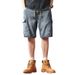 Men's Clothing Retro Fashion Side Pocket Workwear Style Loose Fashion Denim Shorts_mkmklike.com