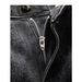 Men's Slim-Fit Embroidered Jeans - Premium Stretch Denim Pants With Artisan Detailing, Black-Grey Washed For Year-Round Wear_mkmklike.com
