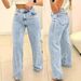 Women's High-Quality Straight Casual Jeans Autumn Trend European American Style Cotton Denim Spring Office Lady Street Style_mkmklike.com