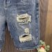 Men's Slim Fit Ripped Denim Shorts Casual Versatile Lightweight Trendy Five Point Pants Straight Leg mid Length Summer 2025_mkmklike.com