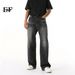 EF JEANS | 2025 New American Retro Washed Cat Whisker Texture Wide Leg Loose Drape Jeans Tide_mkmklike.com