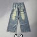 Slim Versatile Casual Denim Trousers Niche Design Trend Youth Popular Retro_mkmklike.com