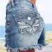 Women's Clothing New Spring Women's Denim Shorts Raw Edge Washed Sexy Fashion Jeans Back Pocket Stab_mkmklike.com