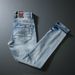 High End Washed Denim Jeans American Style Trendy Straight Leg Loose Casual Men's Trousers Autumn New Arrival Versatile_mkmklike.com
