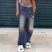 Women's Clothing Retro Street Style Ripped Jeans For Women, Summer New Style, High Waisted, Slimming, Thin Wide Leg Pants._mkmklike.com