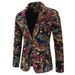 Famous ethnic style new casual printed single piece suit oversized men's clothing_mkmklike.com