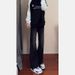 Men's Washed Black Patchwork Slimming Jeans American High Street Style Trendy Cool Slightly Flared Jeans_mkmklike.com