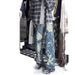 Mosaic Checkerboard Patchwork Jeans - Retro Vintage Vibe Straight Slim Bootcut Pants For Men & Women_mkmklike.com