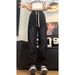 American Retro Plaid Scimitar Jeans Men's And Women's Baggy Old Washed Loose Casual Wide-leg Trousers_mkmklike.com
