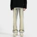 Men’s Gradient Faded Flare Jeans – Vintage-Inspired Wide-Leg Denim Pants With Mud Wash, Comfortable & Stylish For Streetwear & Casual_mkmklike.com
