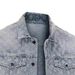 Men's Crochet Embroidered Denim Jacket – Lightweight Distressed Cotton Coat, Loose Fit Casual Blazer (S-XXL, Light Blue)_mkmklike.com