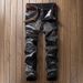 Men's straight retro trendy pants_mkmklike.com