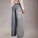 Women's High-Waisted Rhinestone Denim Trousers European American Style Wide Leg Jeans Wholesale Foreign Trade Hot Selling Item_mkmklike.com