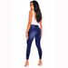 Low-Rise Women's Skinny Jeans - High Stretch Bootcut Denim Pants With Butt-Lifting Fit, Dark & Light Blue Wash (S-2XL)_mkmklike.com