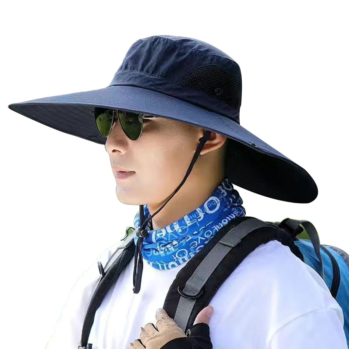 Hot Sale Unisex Large Brimmed Quick Drying Bucket Hats Fishermen Caps Casual Cap Men Women Sunscreen Outdoor Adventure Hat_mkmklike.com