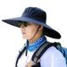 Hot Sale Unisex Large Brimmed Quick Drying Bucket Hats Fishermen Caps Casual Cap Men Women Sunscreen Outdoor Adventure Hat_mkmklike.com