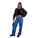 High-Waisted Wide-Leg Jeans for Women Russian Fashion Floor-Length Extra Long Denim Pants New 2026 Style_mkmklike.com